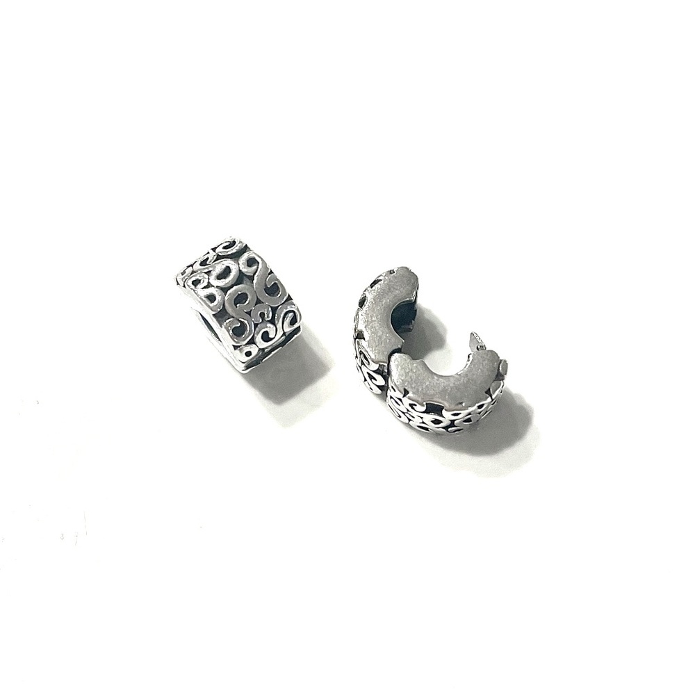 Pandora Moments bracelet sterling silver clips